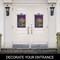 G128 Combo Pack Garden Flag Hanger 14IN & Garden Flag Mardi Gras Masquerade Mask 12x18IN Printed Double Sided Blockout Fabric